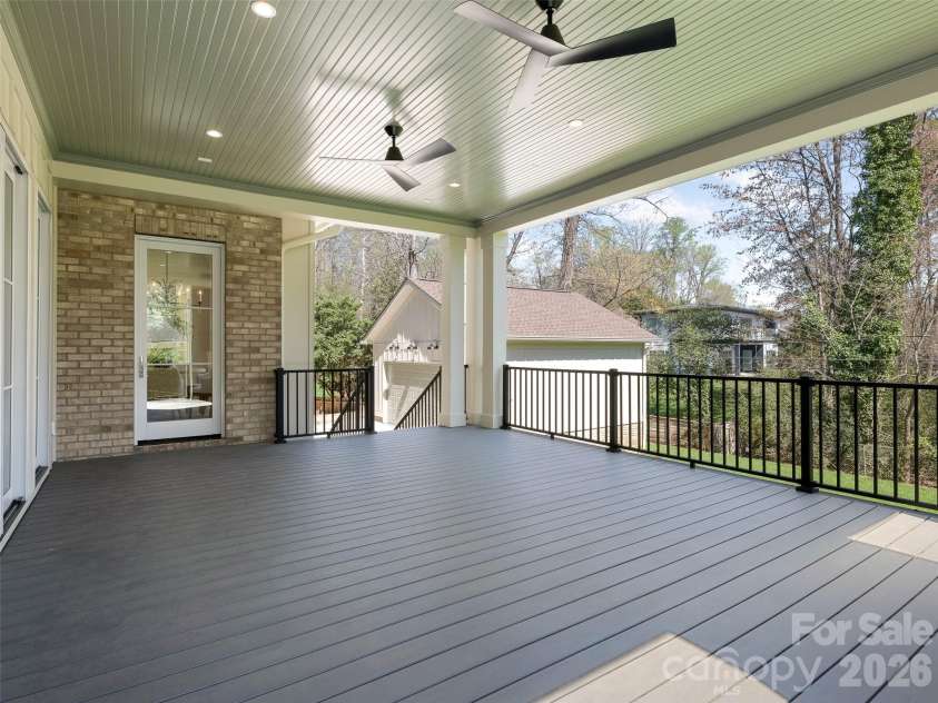 6740 Newhall Road, Charlotte, NC 28270.  MLS# CAR4394590, YatesRealty ID 8156. Covered Terrace