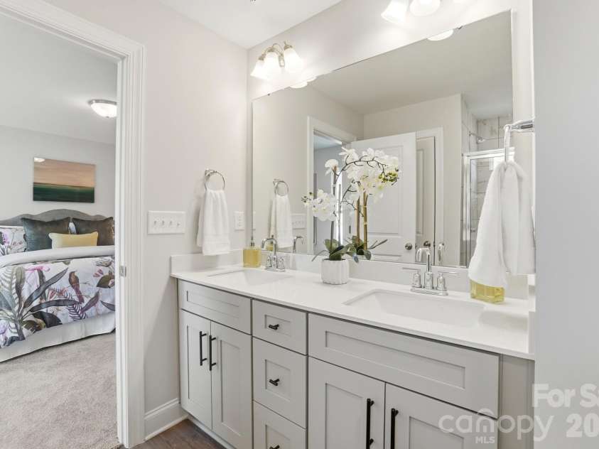 4347 Black Court, Harrisburg, NC 28075.  MLS# CAR4349355, YatesRealty ID 8157. Primary Bathroom