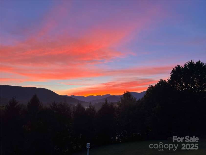 57 Union Chapel Road, Weaverville, NC 28787.  MLS# CAR4307252, YatesRealty ID 817. Sunrise