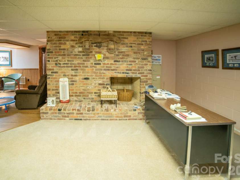 1368 Cajah Mountain Road, Hudson, NC 28638.  MLS# CAR4364291, YatesRealty ID 8171. Huge Lower Level Room offers multiple use options