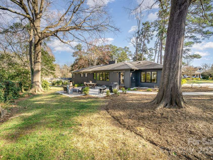4833 Addison Drive, Charlotte, NC 28211.  MLS# CAR4219283, YatesRealty ID 8178. Rear view
