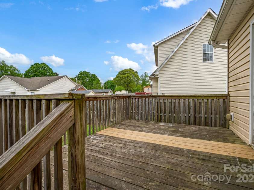 126 Newsome Road, Salisbury, NC 28146.  MLS# CAR4246225, YatesRealty ID 8180. Back deck to for all the grilling and sunsets!