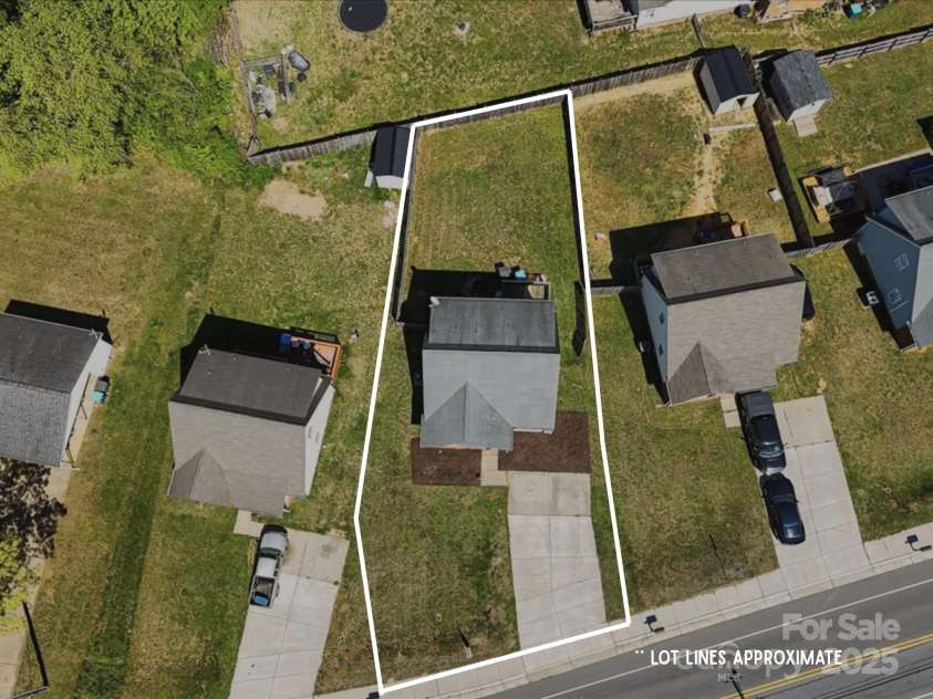 126 Newsome Road, Salisbury, NC 28146.  MLS# CAR4246225, YatesRealty ID 8180. Lot lines approximate for visual only
