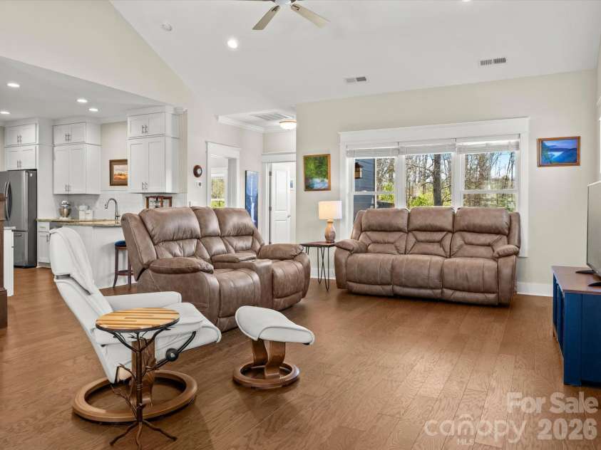 111 Ellis Lane, Arden, NC 28704.  MLS# CAR4362582, YatesRealty ID 8190. A large living area with room for everyone