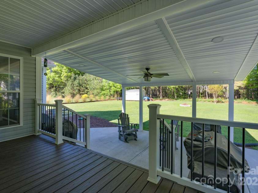 921 Snow Prince Lane, York, SC 29745.  MLS# CAR4244172, YatesRealty ID 8197. Covered Back Porch/Patio