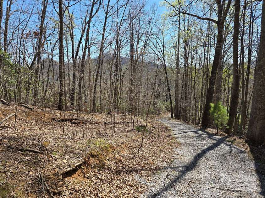 318 Brown Mountain Drive, Cullowhee, NC 28723.  MLS# CAR4235887, YatesRealty ID 8200. Brown Mountain Road (Private) and shared ROW with 579 Brown Mountain Road.