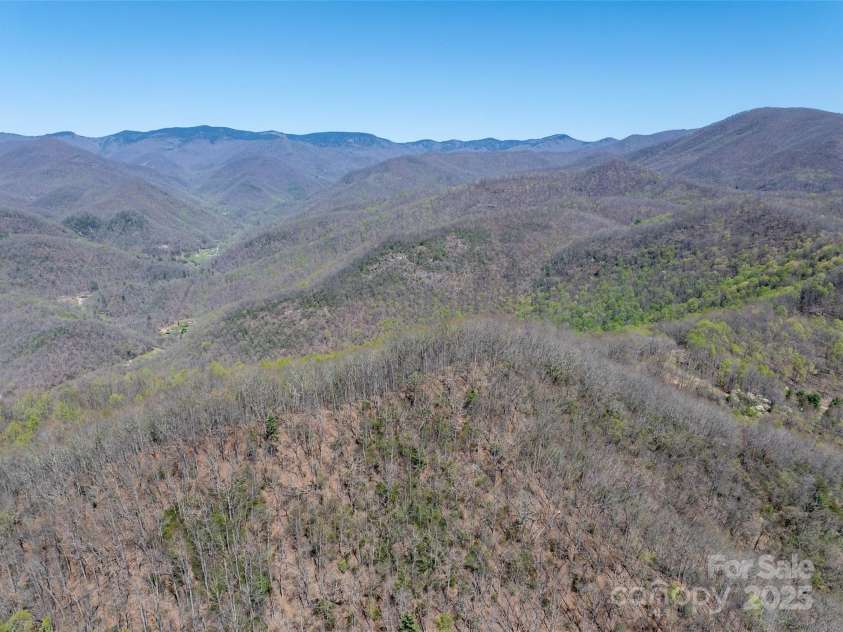 318 Brown Mountain Drive, Cullowhee, NC 28723.  MLS# CAR4235887, YatesRealty ID 8200. Looking north towards Great Balsam & the Blue Ridge Parkway