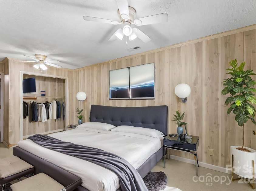 88 State Street, Marion, NC 28752.  MLS# CAR4242716, YatesRealty ID 8203. Virtually Staged Bedroom