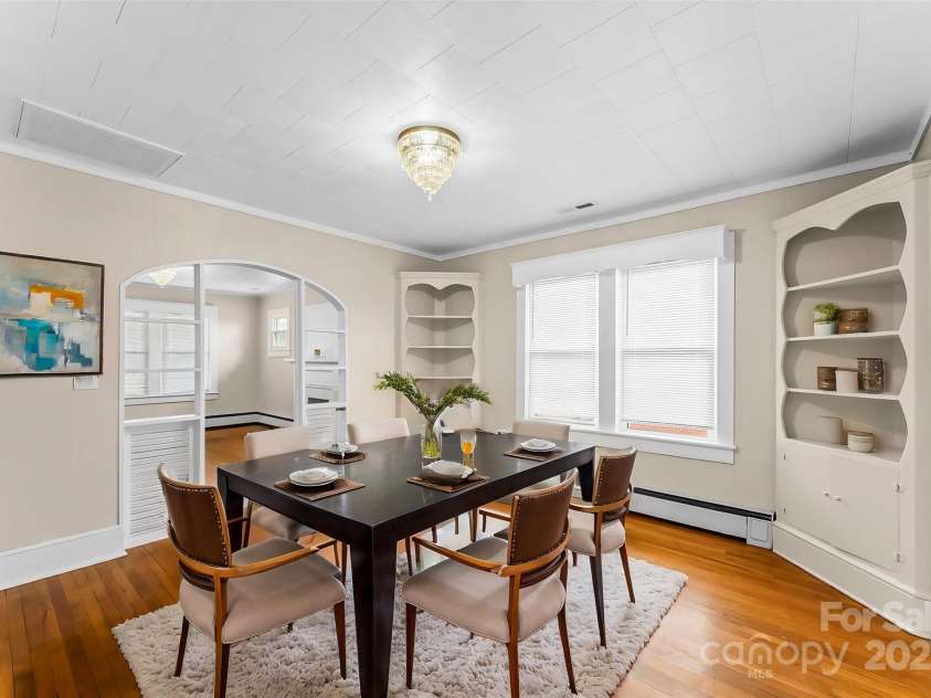 88 State Street, Marion, NC 28752.  MLS# CAR4242716, YatesRealty ID 8203. Virtually Staged Dining Room