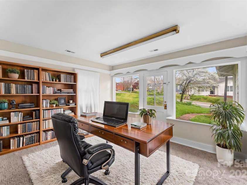 88 State Street, Marion, NC 28752.  MLS# CAR4242716, YatesRealty ID 8203. Virtually Staged Sunroom