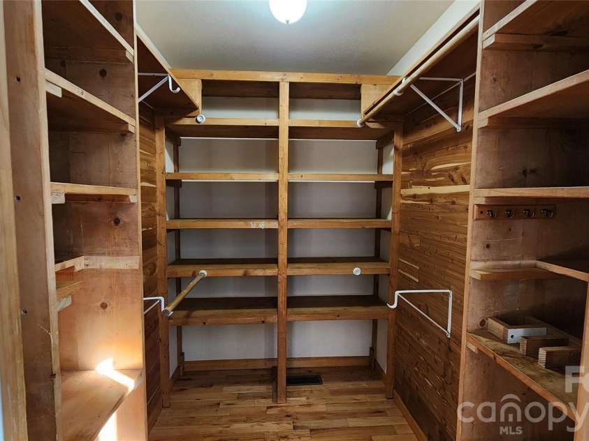 115 Old Camptown Drive, Hayesville, NC 28904.  MLS# CAR4337548, YatesRealty ID 8218. Bedroom walk in closet