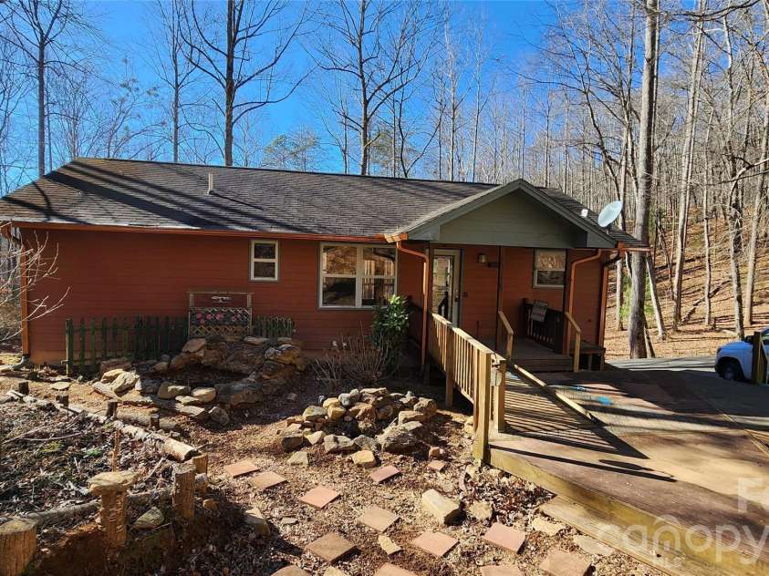 115 Old Camptown Drive, Hayesville, NC 28904.  MLS# CAR4337548, YatesRealty ID 8218. Rear Elevation
