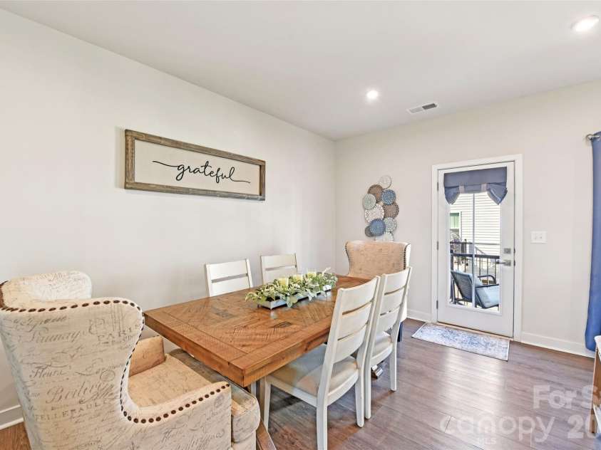 1244 Newell Towns Lane, Charlotte, NC 28262.  MLS# CAR4344196, YatesRealty ID 8225. Second Floor Dining Space