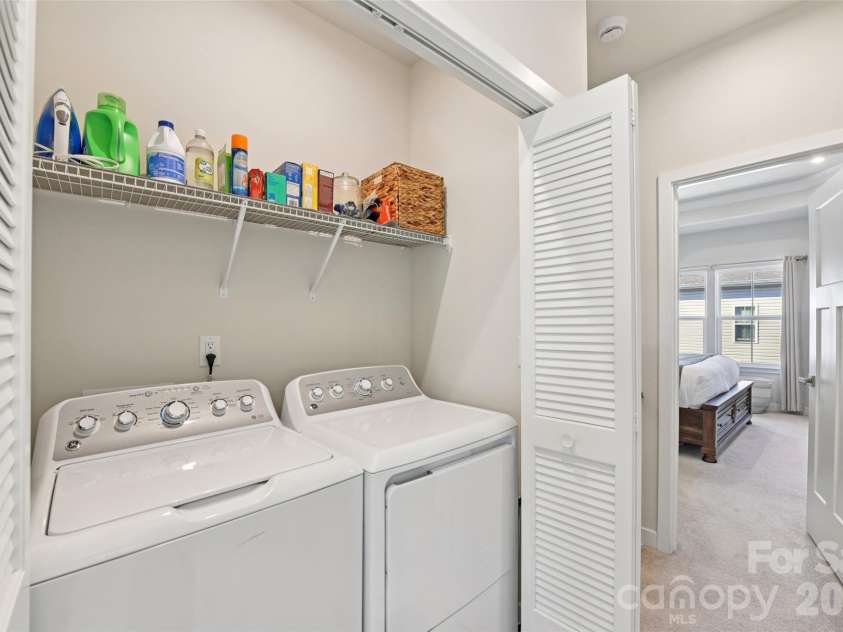 1244 Newell Towns Lane, Charlotte, NC 28262.  MLS# CAR4344196, YatesRealty ID 8225. Third Floor Laundry