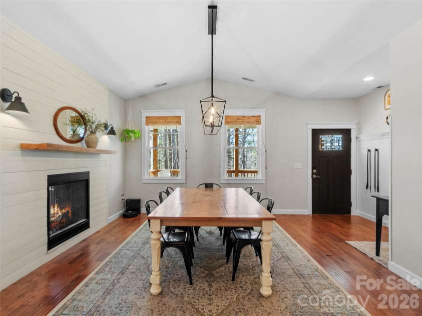 80 McKENZIE Drive, Marshall, NC 28753.  MLS# CAR4365185, YatesRealty ID 8227. Large dining for entertaining