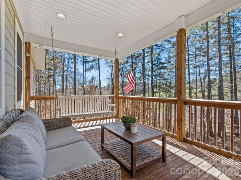 80 McKENZIE Drive, Marshall, NC 28753.  MLS# CAR4365185, YatesRealty ID 8227. Quiet and private porch.