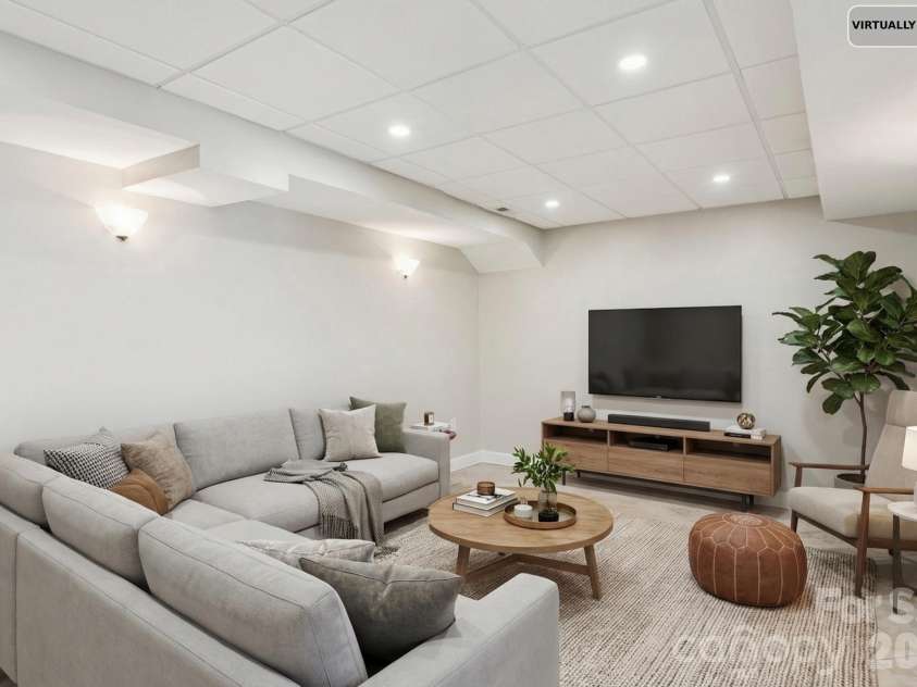 5420 Ashbury Lane, Davidson, NC 28036.  MLS# CAR4328115, YatesRealty ID 8229. Basement - Virtually Staged