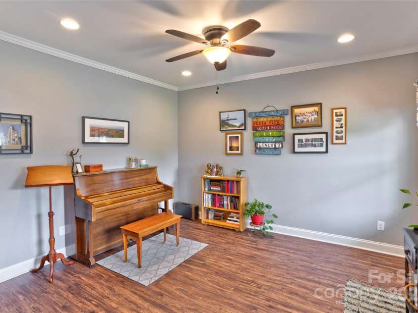 604 Airport Road, Kannapolis, NC 28081.  MLS# CAR4249885, YatesRealty ID 8258. Flex room could be dining room or office.  Currently a music room.