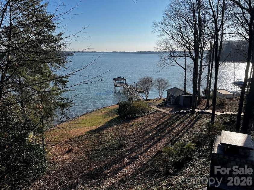 16318 Belle Isle Drive, Cornelius, NC 28031.  MLS# CAR4292940, YatesRealty ID 8272. Winter Views without the tree canopy