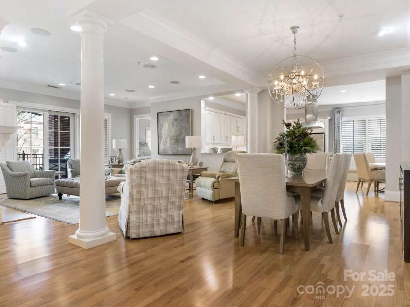 2223 Croydon Road, Charlotte, NC 28207.  MLS# CAR4218044, YatesRealty ID 8281. Living & Dining