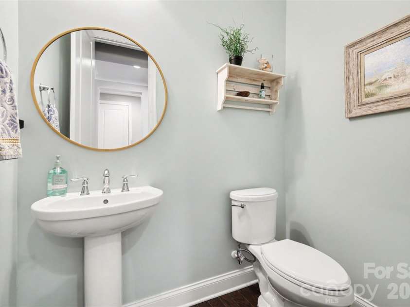 174 Country Lake Drive, Mooresville, NC 28115.  MLS# CAR4361802, YatesRealty ID 8293. Half bath downstairs so the full bath remains private for the main level bathroom. 