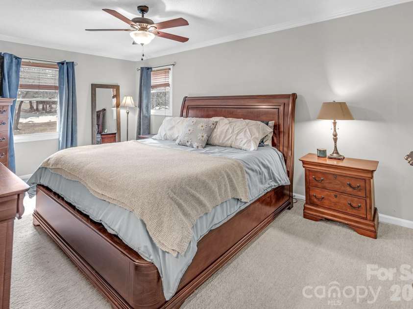 8550 Cottonwood Trail, Concord, NC 28027.  MLS# CAR4342361, YatesRealty ID 8295. Primary bedroom