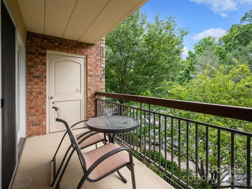 118 Bowling Park Road, Asheville, NC 28803.  MLS# CAR4128306, YatesRealty ID 83. Private Covered Balcony