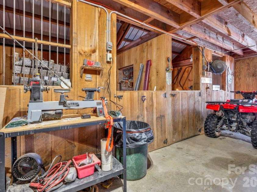 3606 NC Highway 194 None, Sugar Grove, NC 28679.  MLS# CAR4327655, YatesRealty ID 830. Barn interior