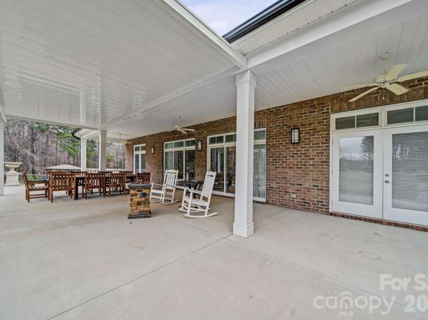1296 Ben Black Road, Midland, NC 28107.  MLS# CAR4349291, YatesRealty ID 8300. Massive Covered Back Patio
