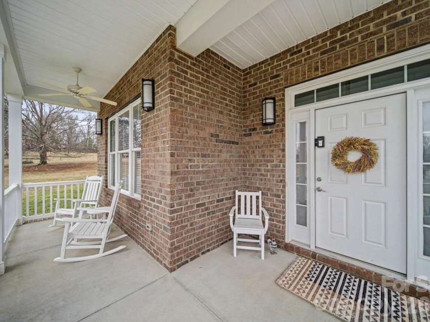 1296 Ben Black Road, Midland, NC 28107.  MLS# CAR4349291, YatesRealty ID 8300. Oversized Covered Porch