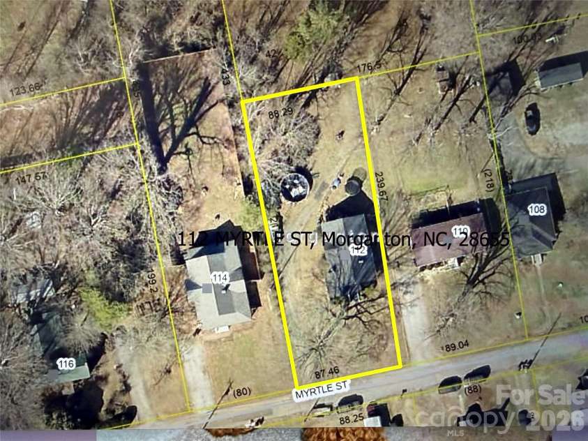 112 Myrtle Street, Morganton, NC 28655.  MLS# CAR4337598, YatesRealty ID 8303. 