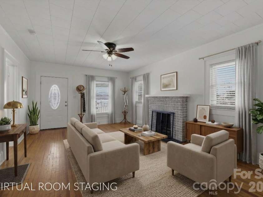 112 Myrtle Street, Morganton, NC 28655.  MLS# CAR4337598, YatesRealty ID 8303. Virtually Staged