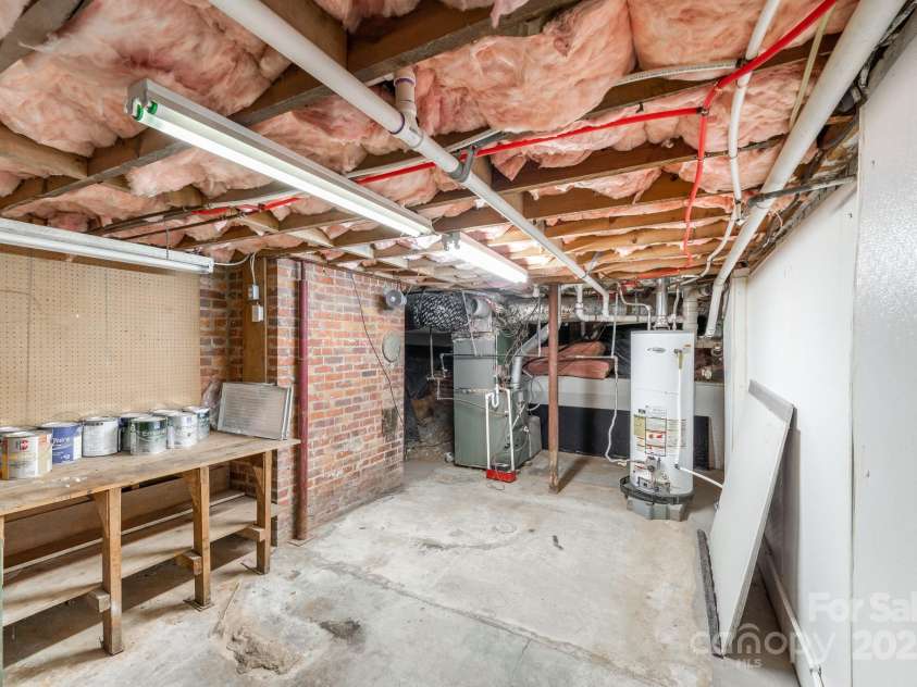10512 Roseberry Court, Charlotte, NC 28277.  MLS# CAR4215414, YatesRealty ID 8308. Unfinished Basement