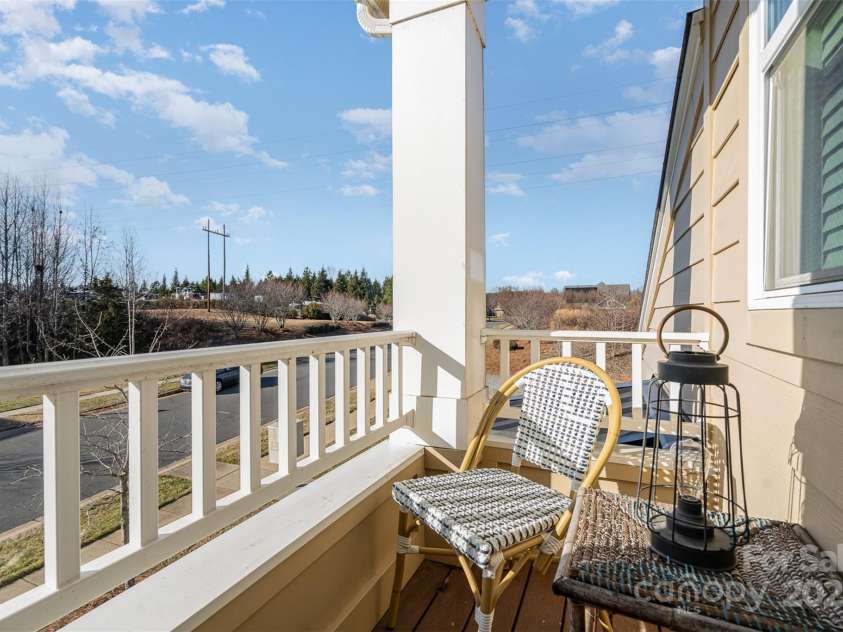 4194 La Crema Drive, Charlotte, NC 28214.  MLS# CAR4219984, YatesRealty ID 8309. Bedroom 3 Balcony