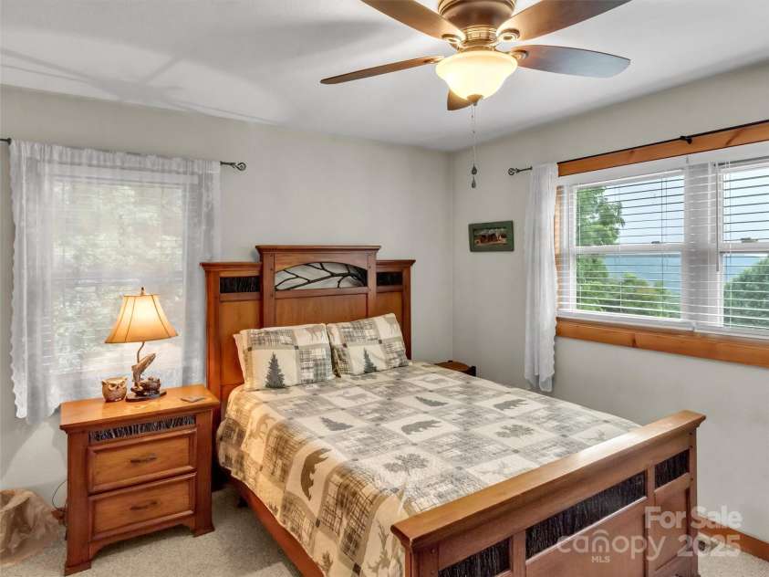 1064 Point Of View Drive, Waynesville, NC 28785.  MLS# CAR4277940, YatesRealty ID 831. 2nd bedroom 2nd floor