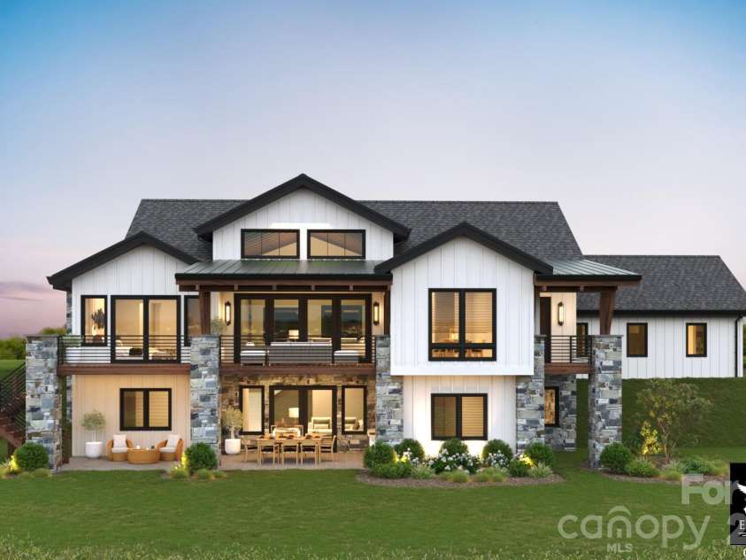 7047 Ridgeview Lane, Iron Station, NC 28080.  MLS# CAR4224420, YatesRealty ID 8318. Mountain Feel at Rear Elevation