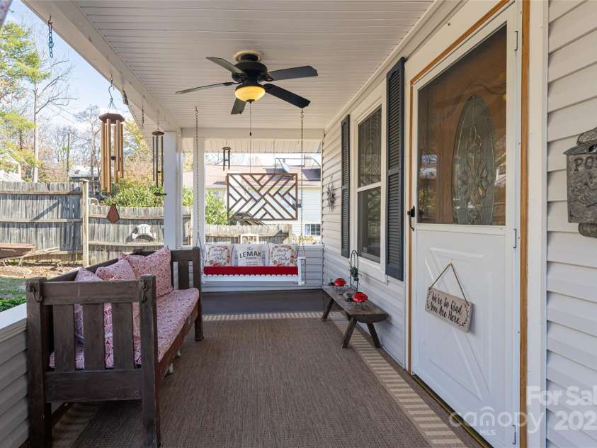 89 Woodrow Avenue, Asheville, NC 28801.  MLS# CAR4186528, YatesRealty ID 8319. Covered front porch to entertain on