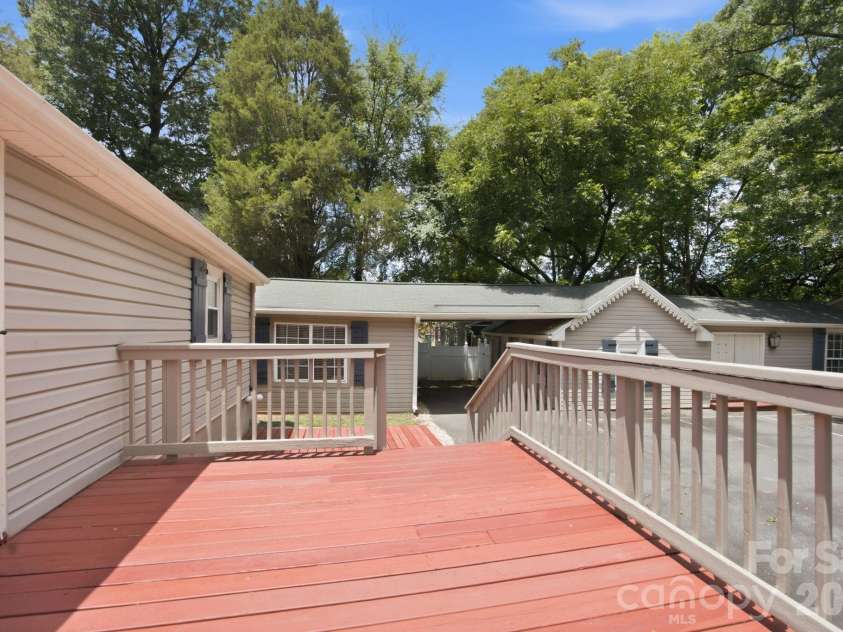 19428 Zion Avenue, Cornelius, NC 28031.  MLS# CAR4314350, YatesRealty ID 8324. Back deck