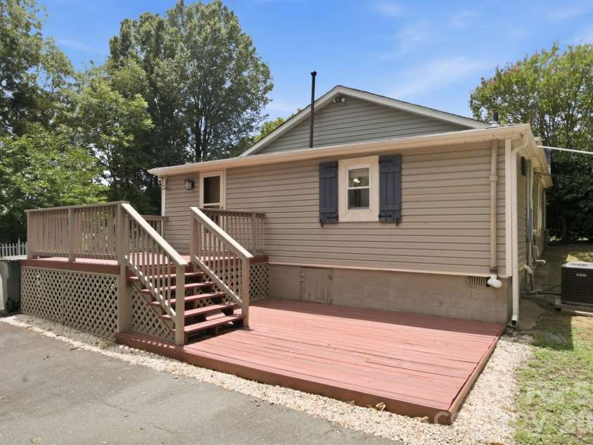19428 Zion Avenue, Cornelius, NC 28031.  MLS# CAR4314350, YatesRealty ID 8324. Rear view