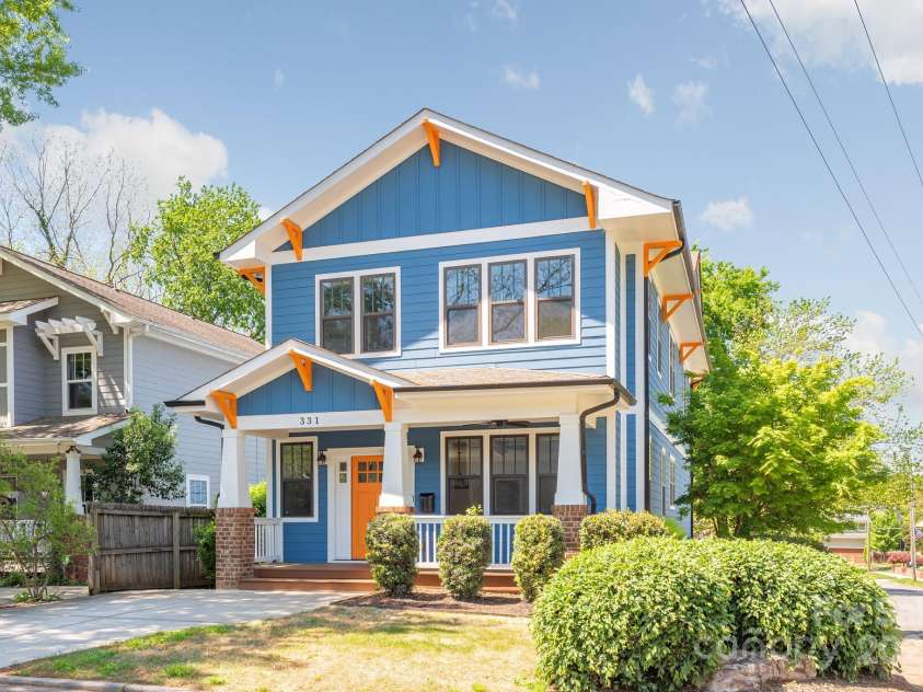331 Solomon Street, Charlotte, NC 28216.  MLS# CAR4222767, YatesRealty ID 8326. 