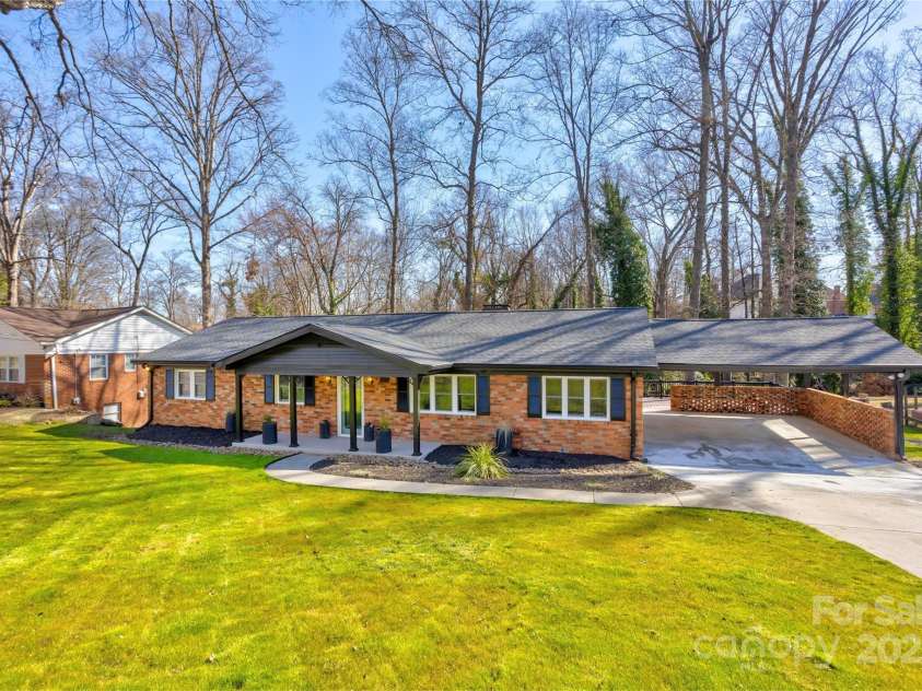 308 Dakota Street, Kannapolis, NC 28083.  MLS# CAR4227333, YatesRealty ID 8330. Lot has been graded to redirect water and all new landscaping.