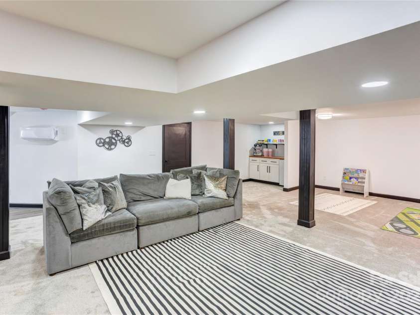 308 Dakota Street, Kannapolis, NC 28083.  MLS# CAR4227333, YatesRealty ID 8330. Lower ceiling area is perfect for theater area.