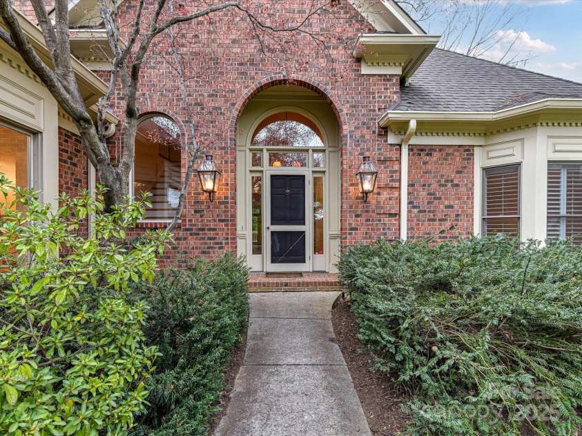 2411 Calais Place, Charlotte, NC 28211.  MLS# CAR4231832, YatesRealty ID 8335. Let's go in the front door
