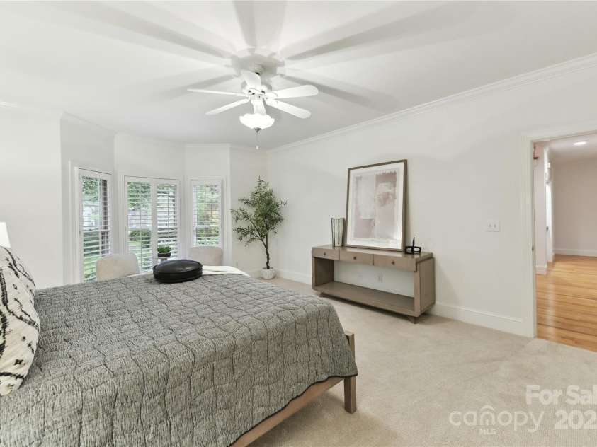 2411 Calais Place, Charlotte, NC 28211.  MLS# CAR4231832, YatesRealty ID 8335. Primary Bedroom