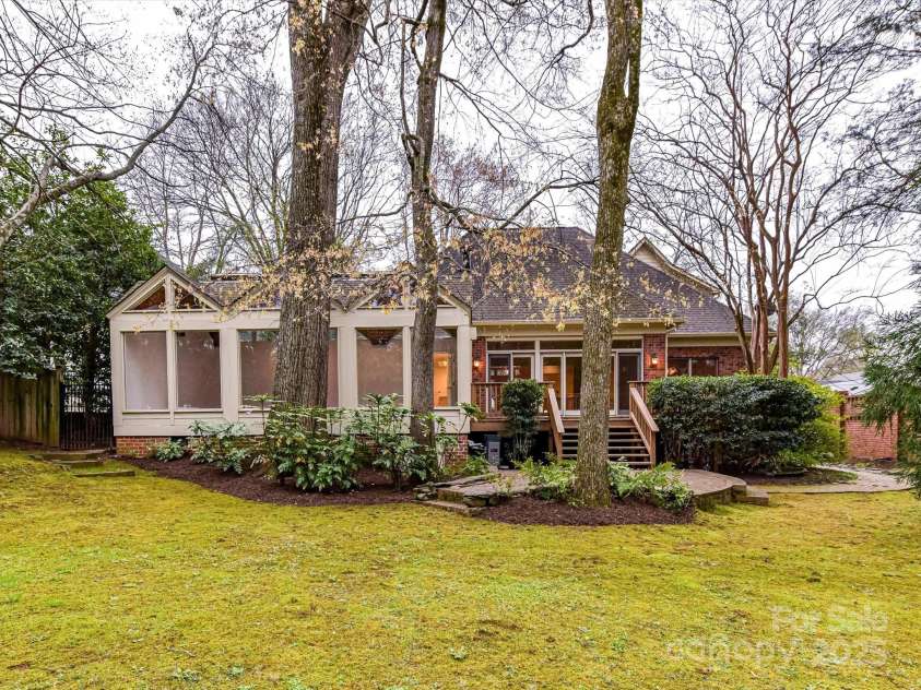2411 Calais Place, Charlotte, NC 28211.  MLS# CAR4231832, YatesRealty ID 8335. View of the home from the Back Yard