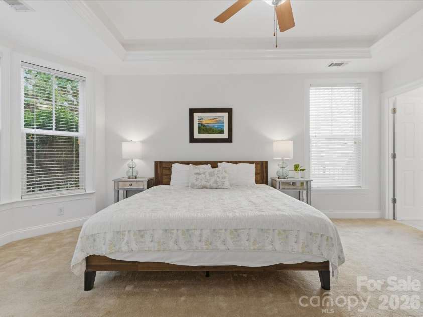 1022 Fleming Lane, Matthews, NC 28104.  MLS# CAR4375800, YatesRealty ID 8336. Ample room for a king size bed