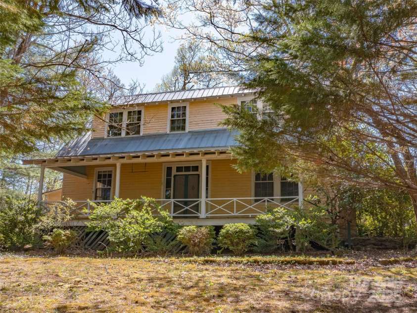 443 Shand Street, Saluda, NC 28773.  MLS# CAR4247244, YatesRealty ID 8346. Front porch