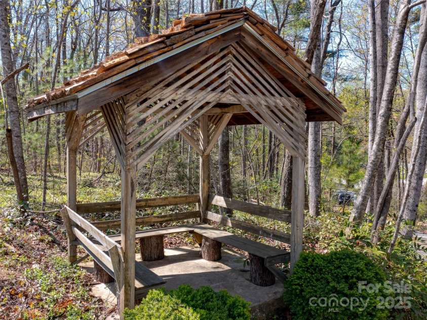 443 Shand Street, Saluda, NC 28773.  MLS# CAR4247244, YatesRealty ID 8346. Gazebo