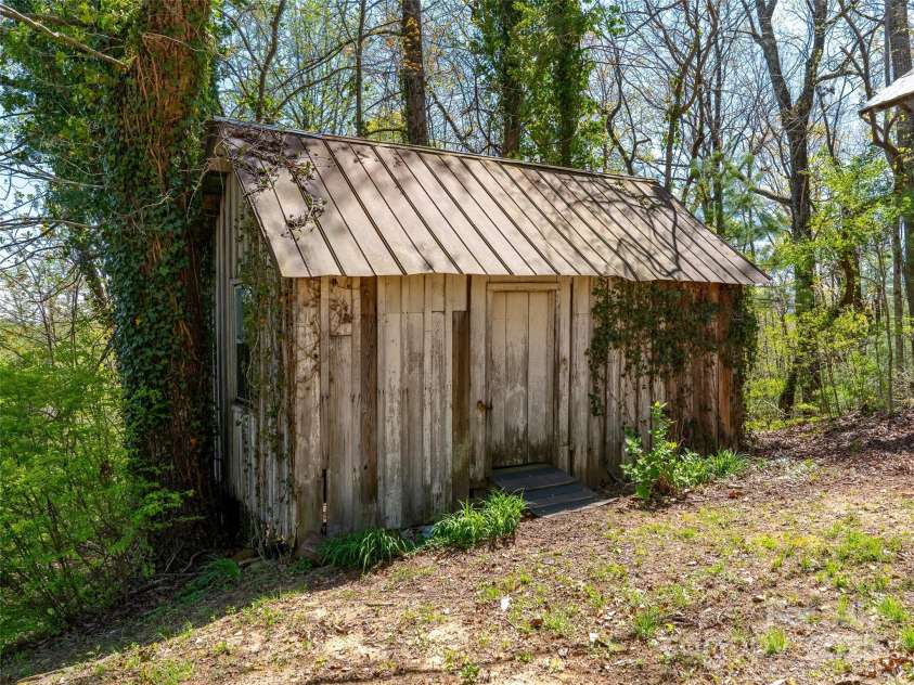 443 Shand Street, Saluda, NC 28773.  MLS# CAR4247244, YatesRealty ID 8346. Shed