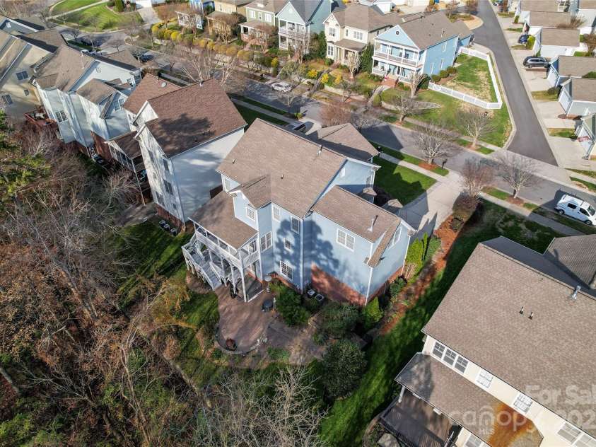 428 Vintage Hill Lane, Huntersville, NC 28078.  MLS# CAR4202236, YatesRealty ID 8353. ARIAL OF BACK OF HOME